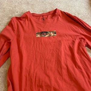 Hurley red long sleeve